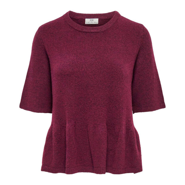 JDY - BRILLIANT LIFE S/S ON PEPLUM | WINDSOR WINE