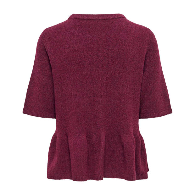 JDY - BRILLIANT LIFE S/S ON PEPLUM | WINDSOR WINE