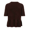 JDY - BRILLIANT LIFE S/S ON PEPLUM | COFFEE BEAN JDY - BRILLIANT LIFE S/S ON PEPLUM | COFFEE BEAN