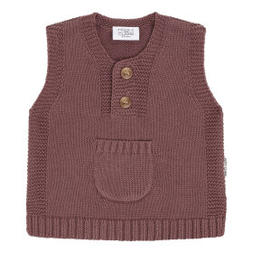 HUST AND CLAIRE - EJA VEST | PLUM