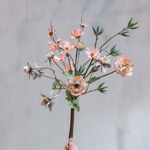 SPEEDTSBERG - AKELEJE STILK | DUSTY GREEN/ROSE