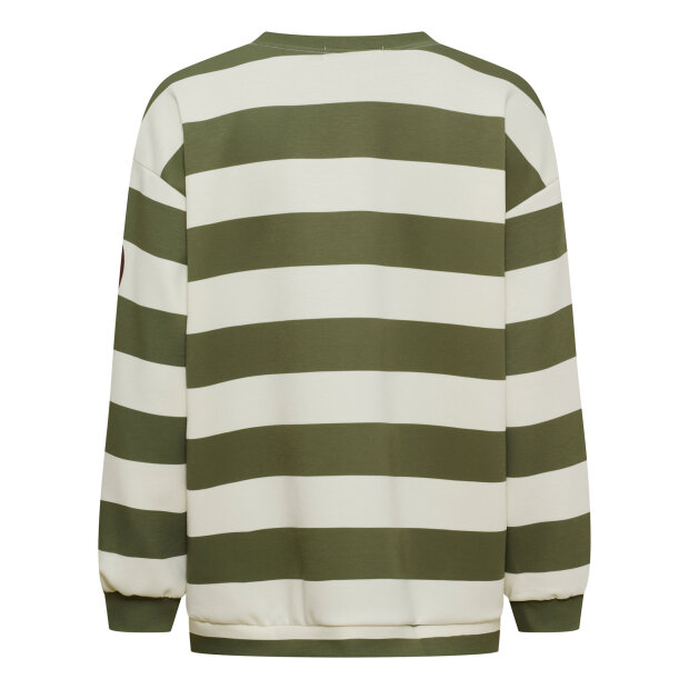MARTA DU CHATEAU - NERINA SWEATSHIRT | MILITARY/MORO