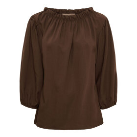 MARTA DU CHATEAU - JUNIPER BLOUSE | MORO