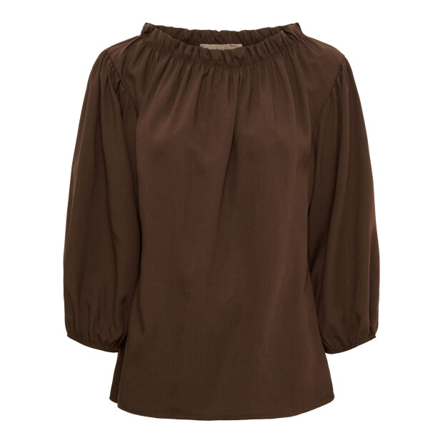 MARTA DU CHATEAU - JUNIPER BLOUSE | MORO