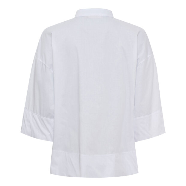 MARTA DU CHATEAU - GINGER BLOUSE | WHITE