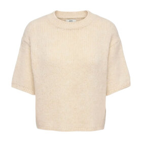JDY - DICTE S/S PULL O-NECK KNIT | BIRCH