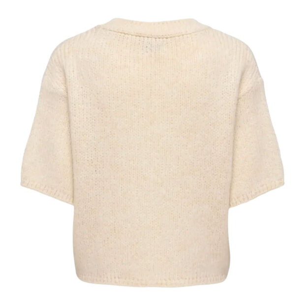JDY - DICTE S/S PULL O-NECK KNIT | BIRCH