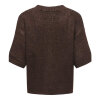 JDY - DICTE S/S PULL O-NECK KNIT | CHOCOLATE TORTE