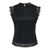 JDY - LOTAS S/L LACE TOP | BLACK JDY - LOTAS S/L LACE TOP | BLACK