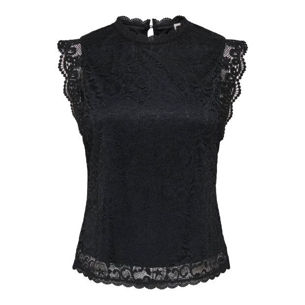 JDY - LOTAS S/L LACE TOP | BLACK