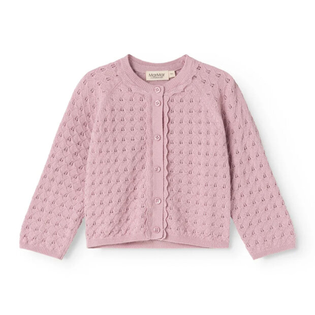 MARMAR COPENHAGEN - TOTTI STRIK CARDIGAN | SOFT BERRY