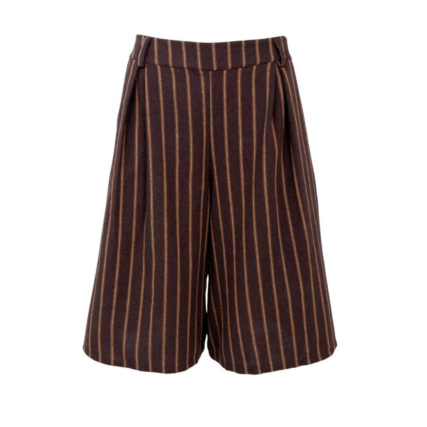 BLACK COLOUR - PETA SHORTS | COFFEE