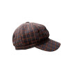 BLACK COLOUR - ROSINA CHECKED CAP | DK. GREY BLACK COLOUR - ROSINA CHECKED CAP | DK. GREY