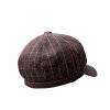 BLACK COLOUR - ROSINA CHECKED CAP | DK. GREY BLACK COLOUR - ROSINA CHECKED CAP | DK. GREY