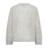 MOS MOSH - AROA BERNAT EMB KNIT | LIGHT GREY MELANGE