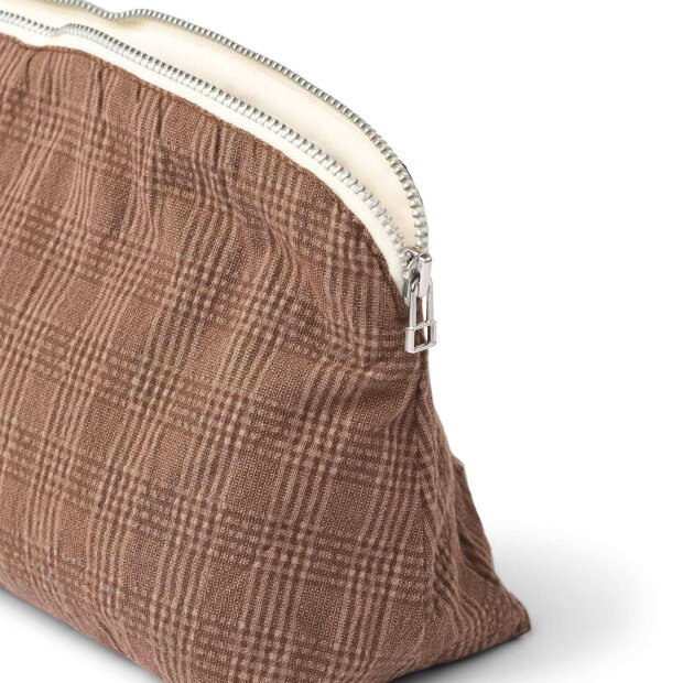 STUDIO FEDER - CELIA MINI TOILETRY BAG | BRUNO CHECK