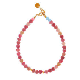 STINE A - PINK HEARTS BRACELET STINE A - PINK HEARTS BRACELET