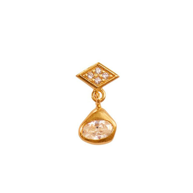 STINE A - MISS QUEEN EARRING W/HARLEKIN | FORGYLDT