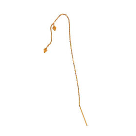 STINE A - TOUT PETIT ILE DE L'AMOUR EARRING W/LONG CHAIN | FORGYLDT