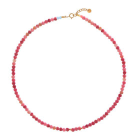 STINE A - PINK LOVE HEARTS NECKLACE STINE A - PINK LOVE HEARTS NECKLACE