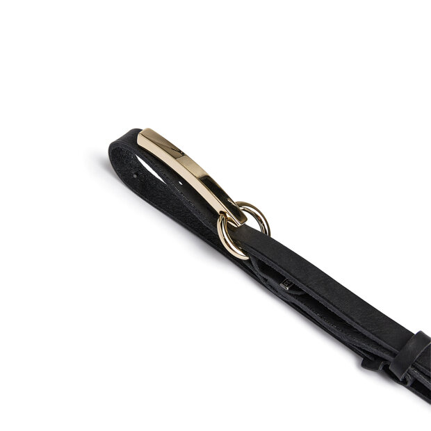DEPECHE - NARROW BELT | BLACK/GOLD