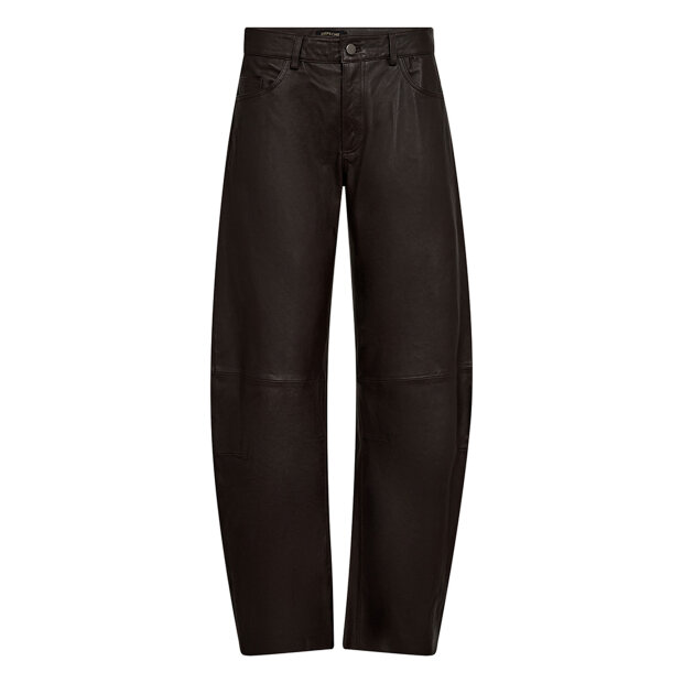 DEPECHE - MILLA BALLOON BARREL PANTS | CHOCOLATE