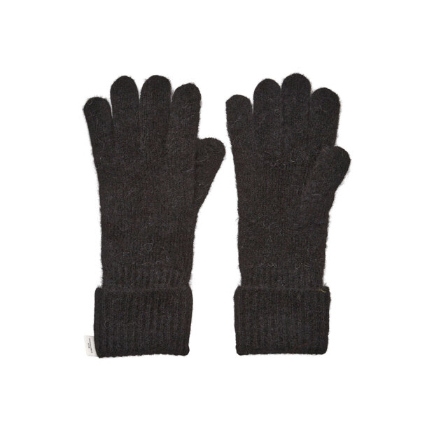 BECK SØNDERGAARD - ALPACA-WOOL GLOVE | BLACK