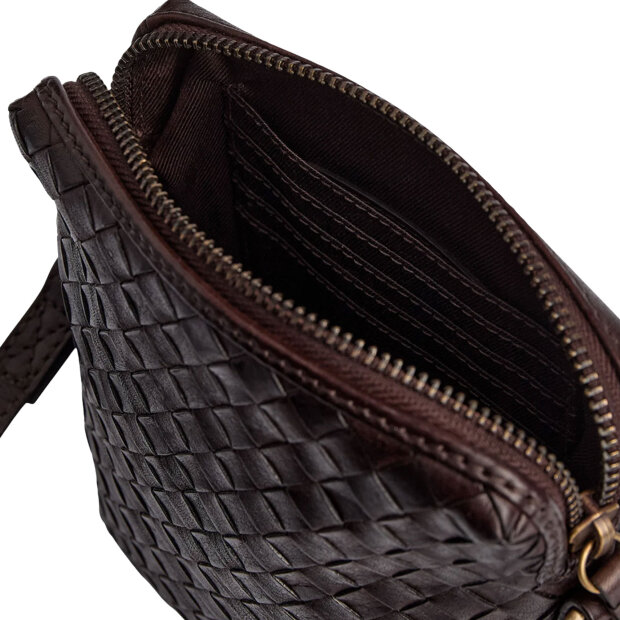 DEPECHE - SOFYA MOBILE BAG | DARK BROWN