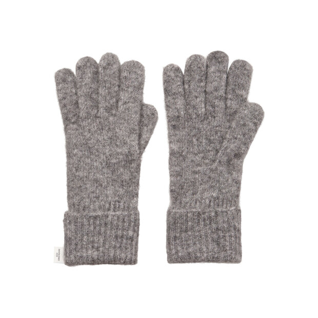 BECK SØNDERGAARD - ALPACA-WOOL GLOVE | GREY MELANGE