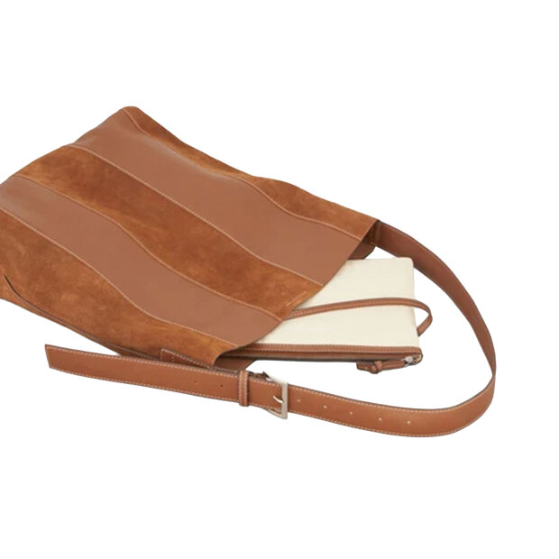 BECK SØNDERGAARD - MIXEL MAE BUCKLE BAG | COGNAC BROWN