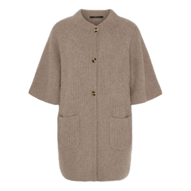 BTF CPH - KAROLINE RACCOON CARDIGAN | MOCHA BROWN