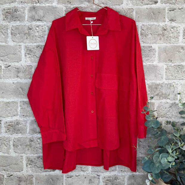 CABANA LIVING - TOKYO SKJORTE | RED