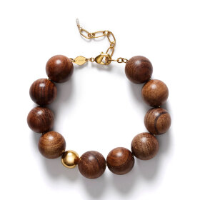 ANNI LU - WOODY BRACELET | HOT CHOCOLATE