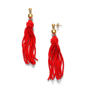 ANNI LU - TASSEL FEVER EARRINGS | POPPY RED ANNI LU - TASSEL FEVER EARRINGS | POPPY RED