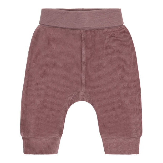 HUST AND CLAIRE - GABE VELOUR BUKSER | PLUM
