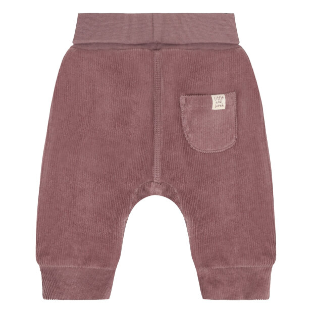 HUST AND CLAIRE - GABE VELOUR BUKSER | PLUM