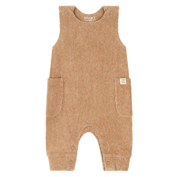 HUST AND CLAIRE - MEM VELOUR JUMPSUIT | BISCUIT