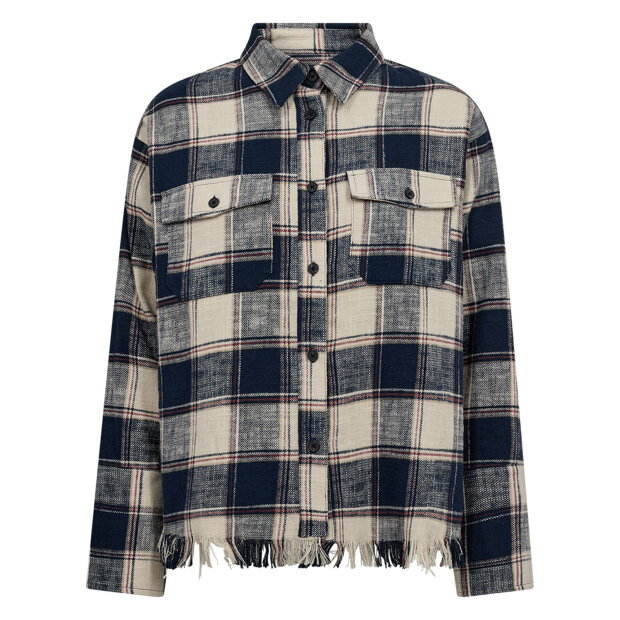 IVY COPENHAGEN - PIA DISTRESSED SHIRT | MULTI COLOR