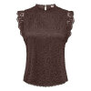 JDY - LOTAS S/L LACE TOP | BLACK OLIVE JDY - LOTAS S/L LACE TOP | BLACK OLIVE