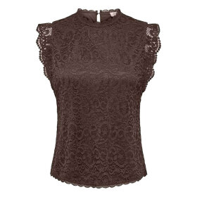 JDY - LOTAS S/L LACE TOP | BLACK OLIVE