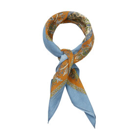 BECK SØNDERGAARD - TAPISFLORA COTTA SCARF | WINDWARD BLUE