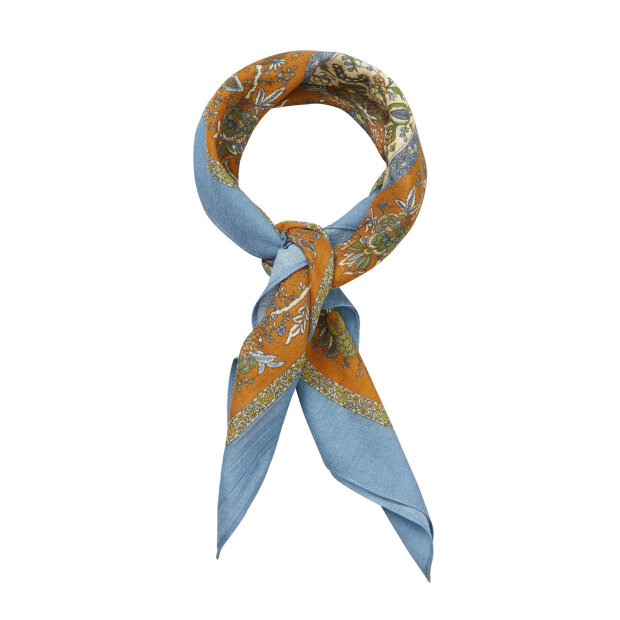 BECK SØNDERGAARD - TAPISFLORA COTTA SCARF | WINDWARD BLUE