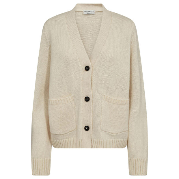 BRUUN & STENGADE - GRETEL REGULAR FIT STRIK | ECRU