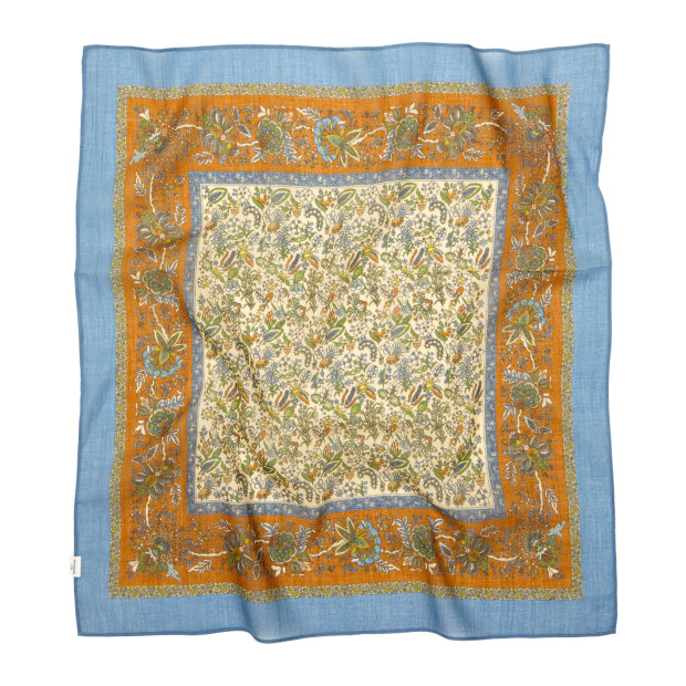BECK SØNDERGAARD - TAPISFLORA COTTA SCARF | WINDWARD BLUE