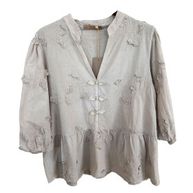 MARTA DU CHATEAU - SAFIYA BLOUSE | BEIGE