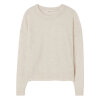 AMERICAN VINTAGE - OUITY SWEATER | MASTIC MELANGE AMERICAN VINTAGE - OUITY SWEATER | MASTIC MELANGE