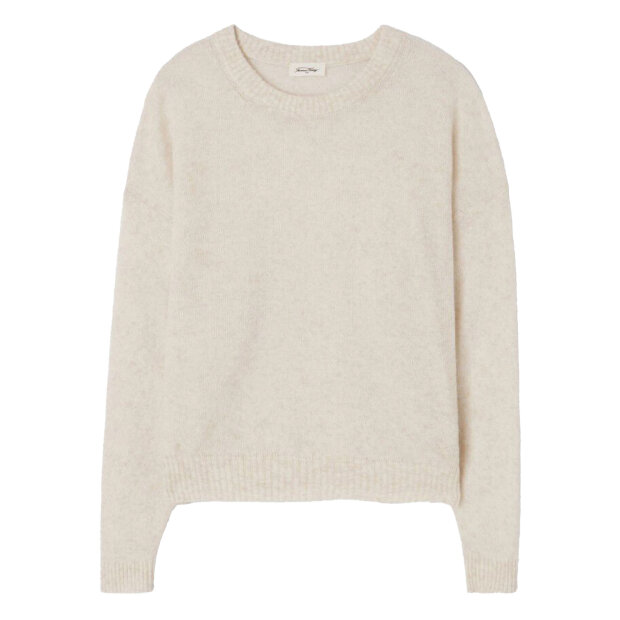 AMERICAN VINTAGE - OUITY SWEATER | MASTIC MELANGE