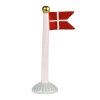 SPEEDTSBERG - KERAMIKFLAG 19 CM | LYSEBLÅ FOD