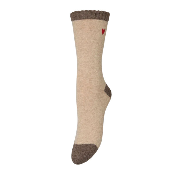 BECK SØNDERGAARD - HEARTY WOLA SOCK | PINE BARK