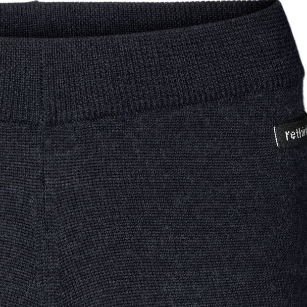 RETHINKIT STUDIOS - WOOL PANTS KEEP ME | DARK NAVY MELANGE
